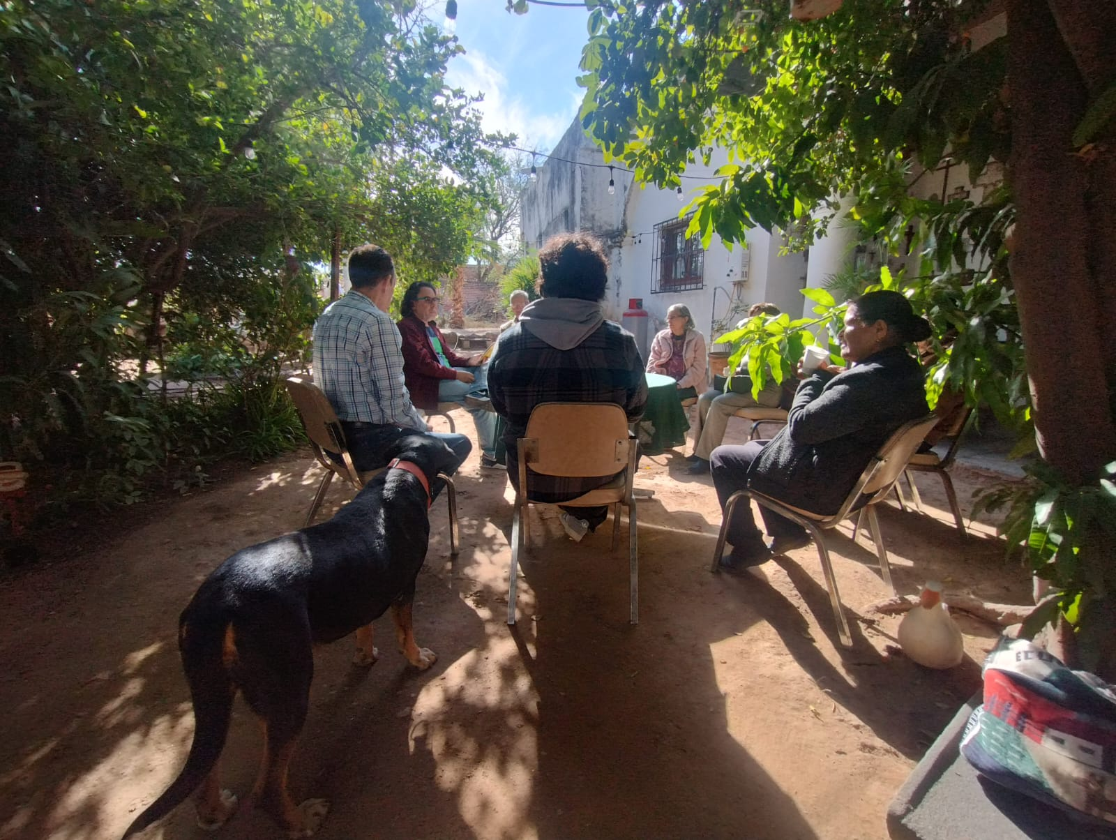 Domingo de tertulia en la casa de Marcia